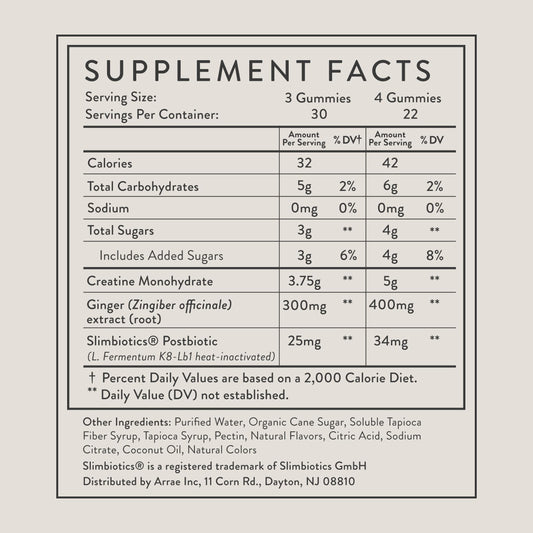 Arrae Tone Gummies – Creatine Monohydrate 5g for Women – Support Lean Muscle, Strength & Recovery – Hormone-Friendly Muscle Toning Supplement – Mixed Berry Flavor – 90 Count