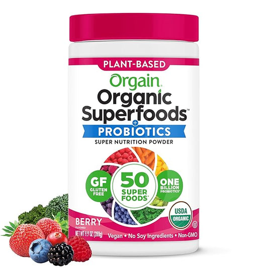 Boost Your Health Daily with Orgain Organic Superfoods + Probiotics