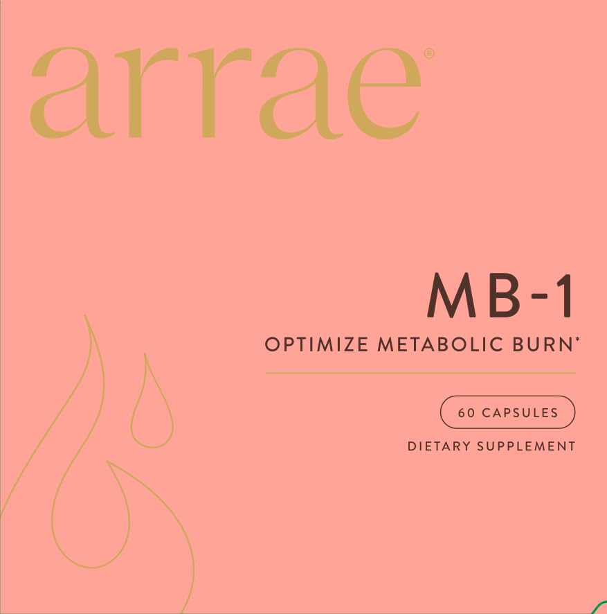 Arrae MB-1, Natural Dietary Supplement, Control Appetite, Increase Energy, Support Healthy Metabolism, 60 Capsules