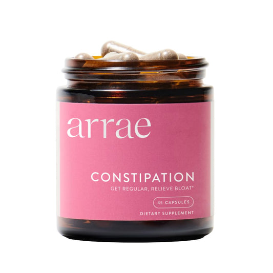 Arrae Constipation Relief Capsules – Gentle, Natural Bowel Support – Clinically Proven for Regularity & Comfort – Non-Stimulant, Overnight Relief – 45 Capsules