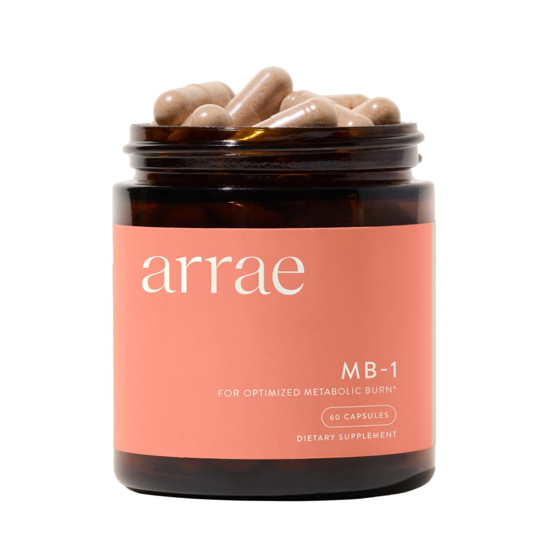 Arrae MB-1, Natural Dietary Supplement, Control Appetite, Increase Energy, Support Healthy Metabolism, 60 Capsules